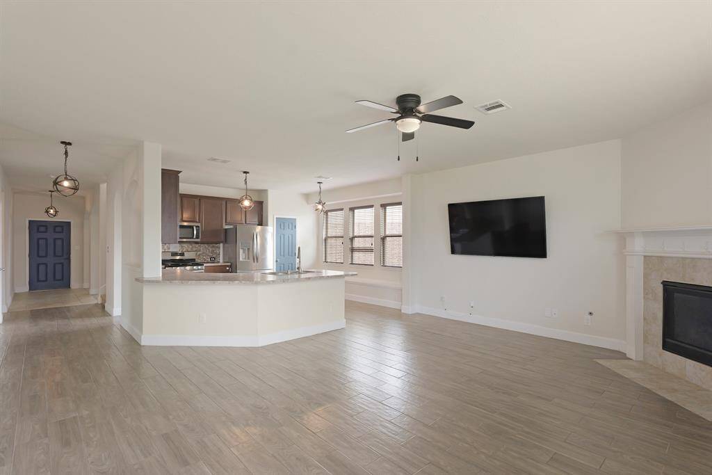Living Room + Kitchen