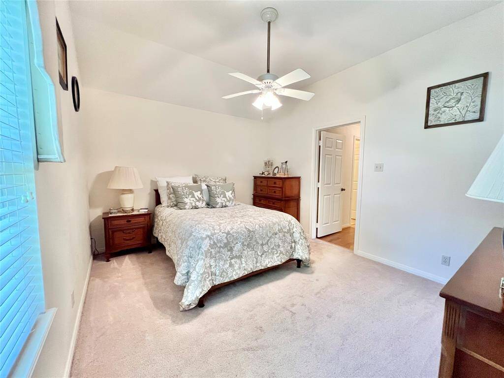 Bedroom #2 again with higher ceilings and a good size as well.