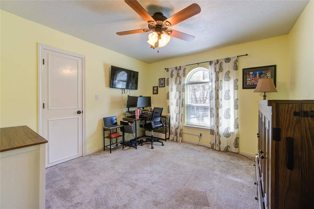 The Secondary Bedrooms are all equipped with ceiling fans, ample closet space, plush carpet and are tasteful painted.