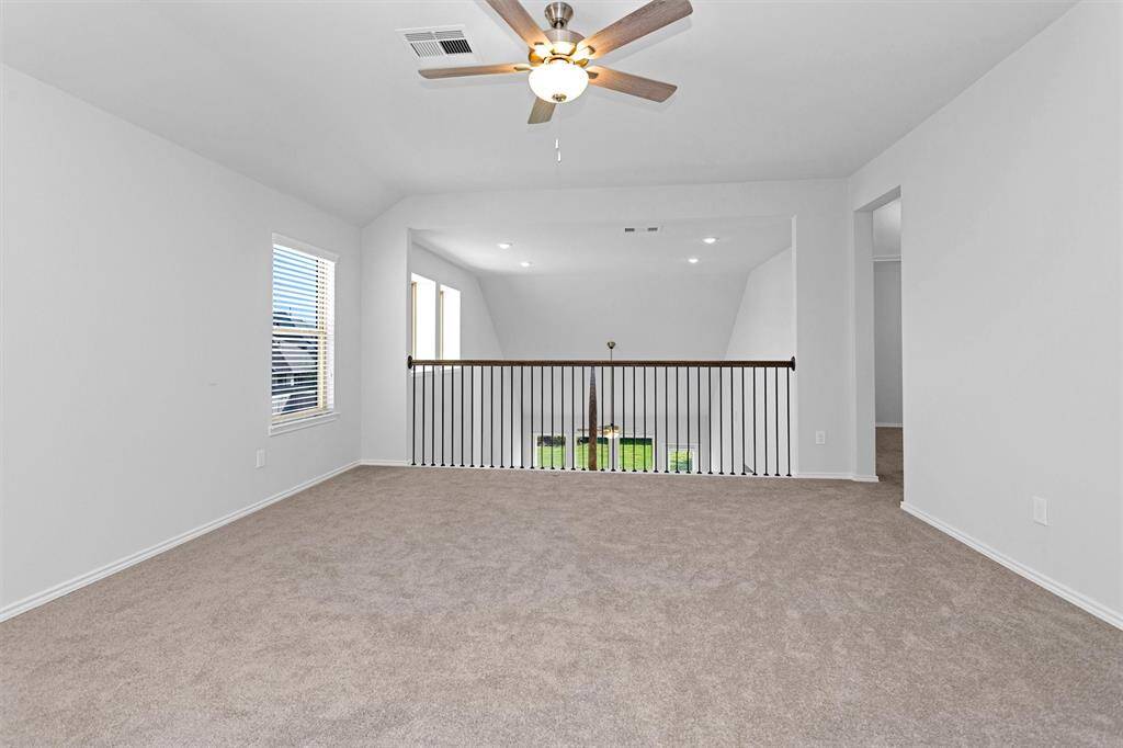 The Game Room features upgraded railing.