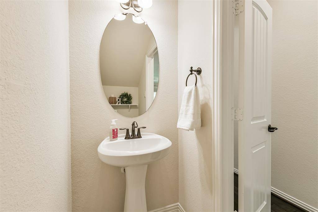 Powder bath on main floor.