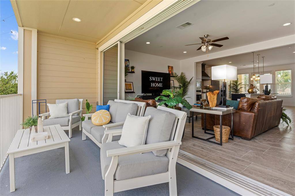 Step into your dream kitchen—boasting granite countertops, built-in stainless-steel appliances, double ovens, and a center massive island with bar seating. The layout is both stylish and functional, ideal for casual meals or hosting dinner parties.