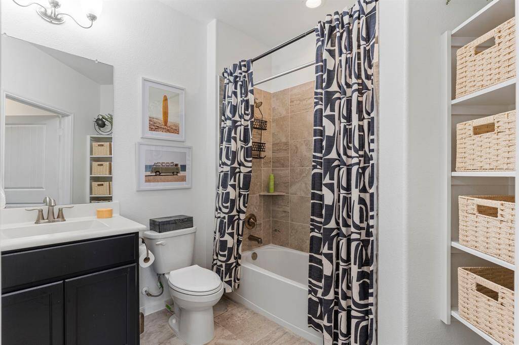 Massive, attached garage with plenty of space for three vehicles and lot of closets for storage, tools, or outdoor gear. A rare find in townhome living!