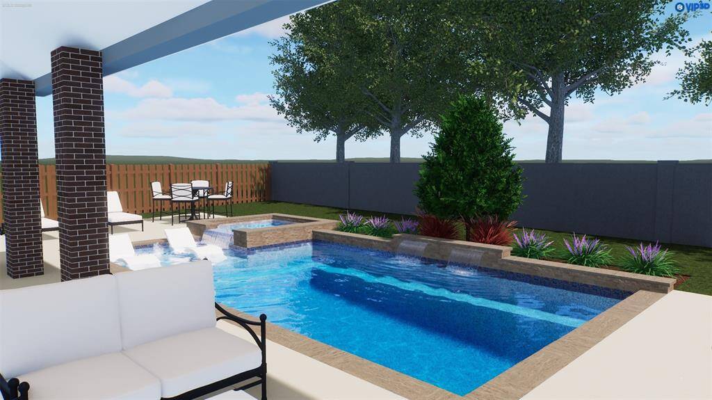 Pool Rendition provided by Wildwood Outdoor Amenities