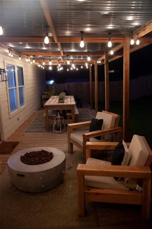 Enjoy the nightlife right in your own backyard.