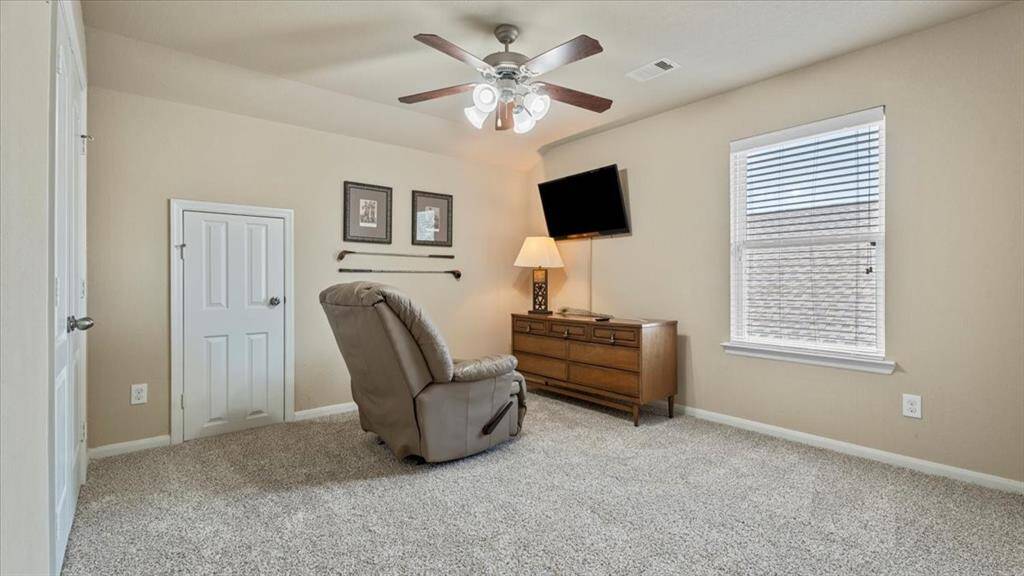 Bedroom 5, little door has a smaller floored attic for storage