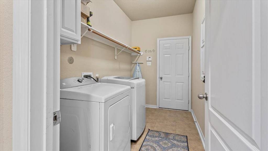 Laundry room on first floor, large enough for freezer. Washer/Dryer stays