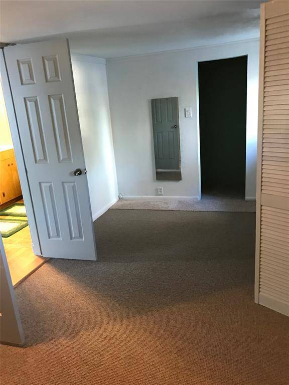 No carpet in the bedroom anymore, replaced with hardwoods.
