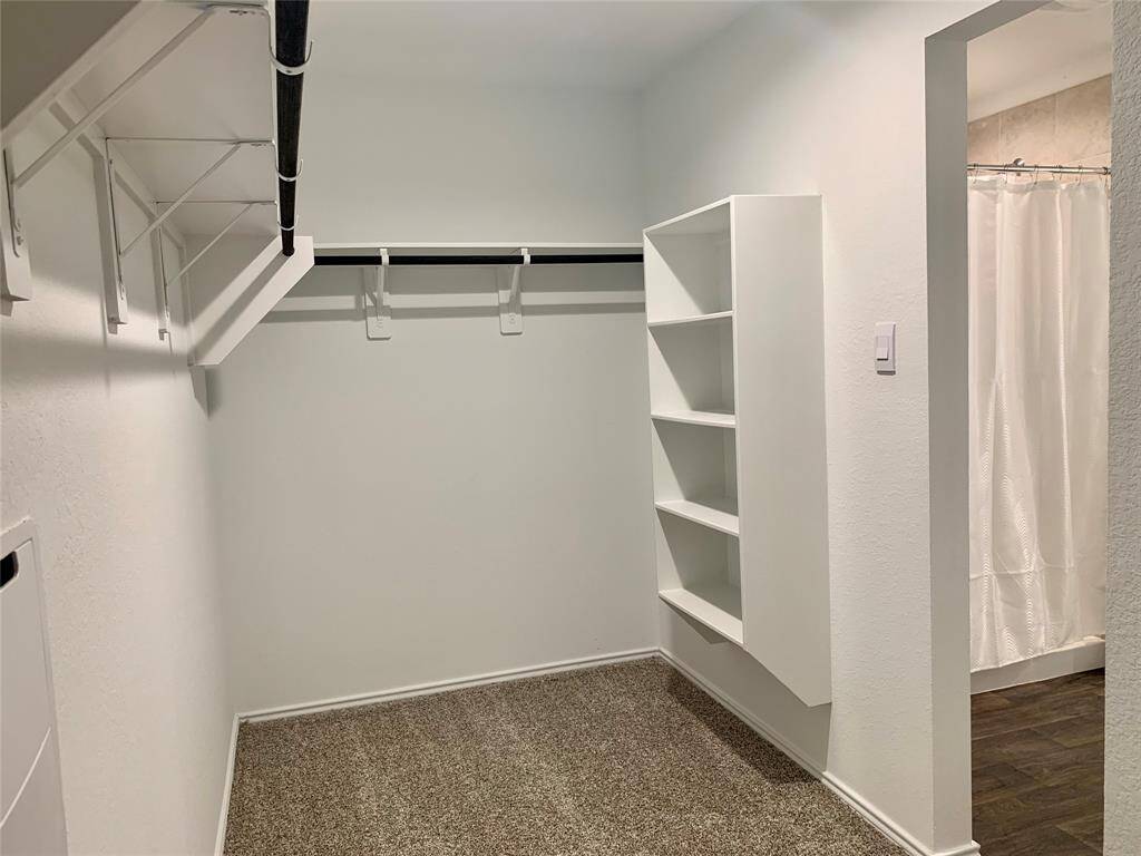 Master walk in closet