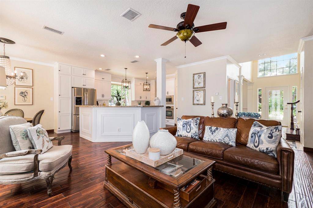 Open concept for the living area and kitchen