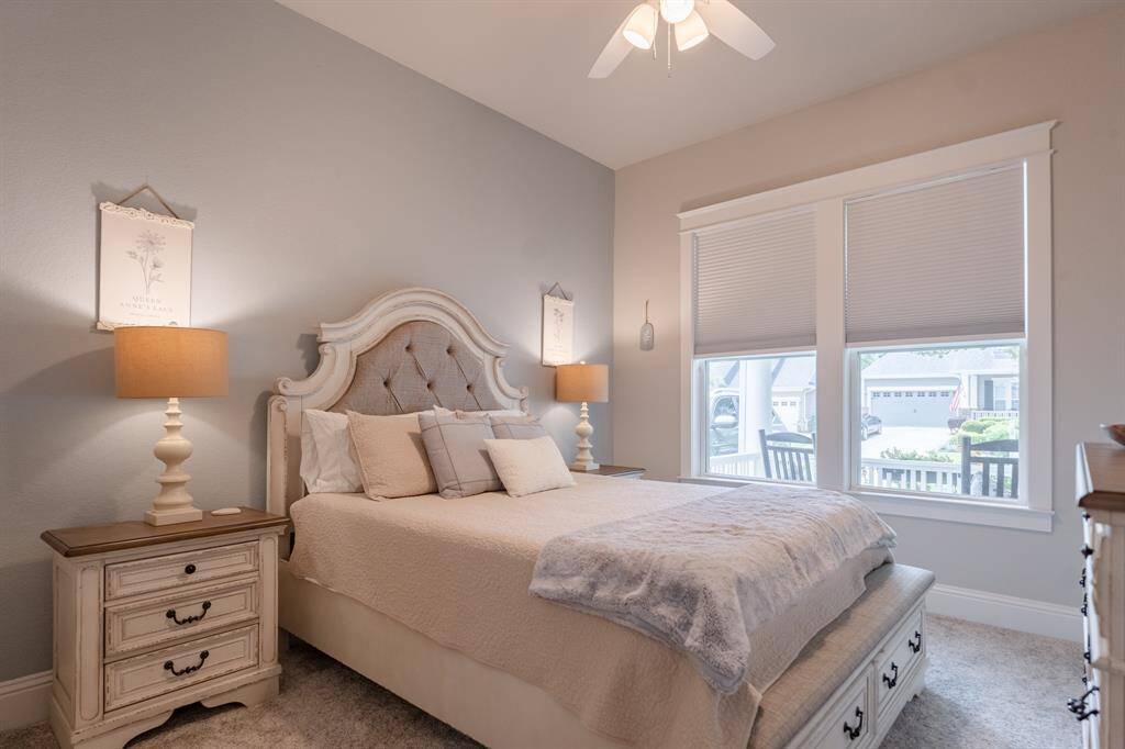 First-floor secondary bedroom with a full bath just across the hall — ideal for guests or multigenerational living.