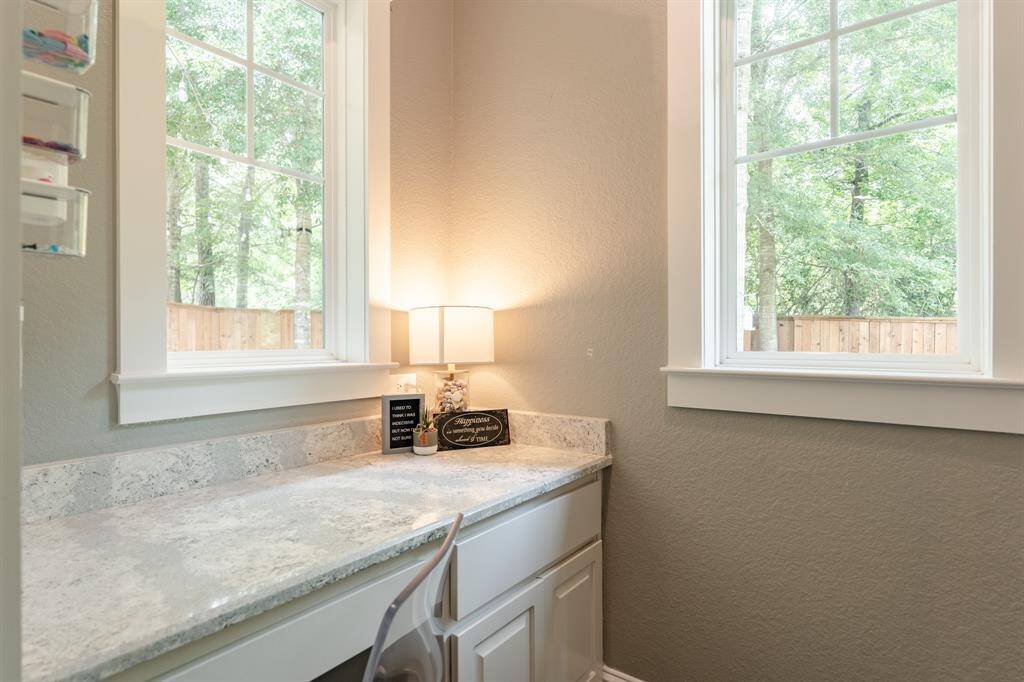 Versatile family command center just off the primary suite—ideal for managing busy schedules, remote work, or quiet study, with built-in storage, tech-friendly features, and a seamless blend of function and style