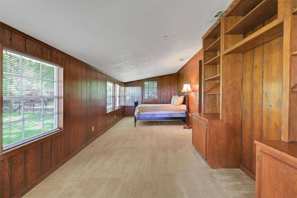 Another view of this bonus room with great views of the property
