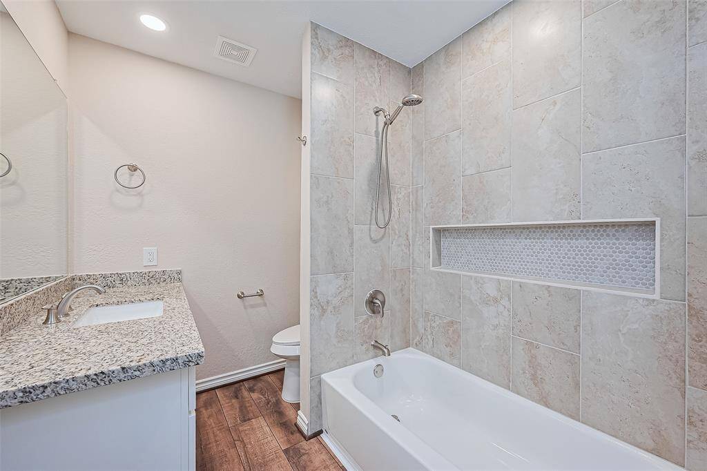 Hallway bathroom