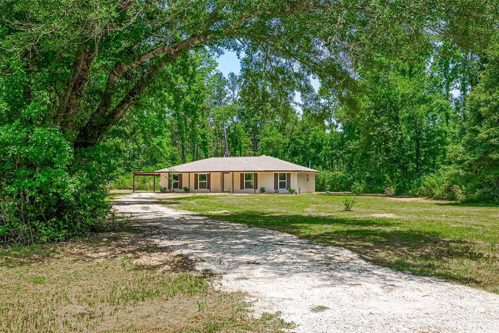 Drive way leading to home