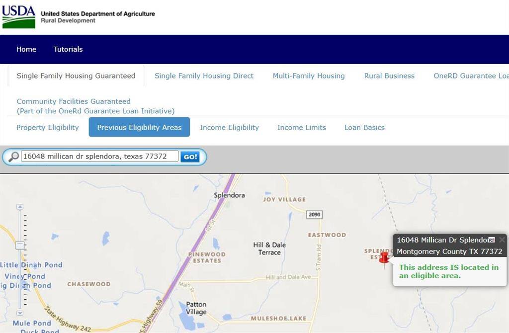 This property is on the USDA map as of 05/15/2025. Eligibility must be confirmed with mortgage company.