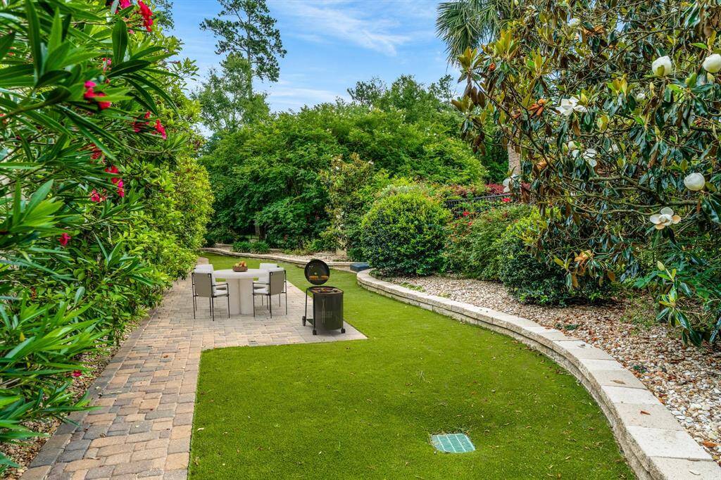 Backyard area closest to the house.