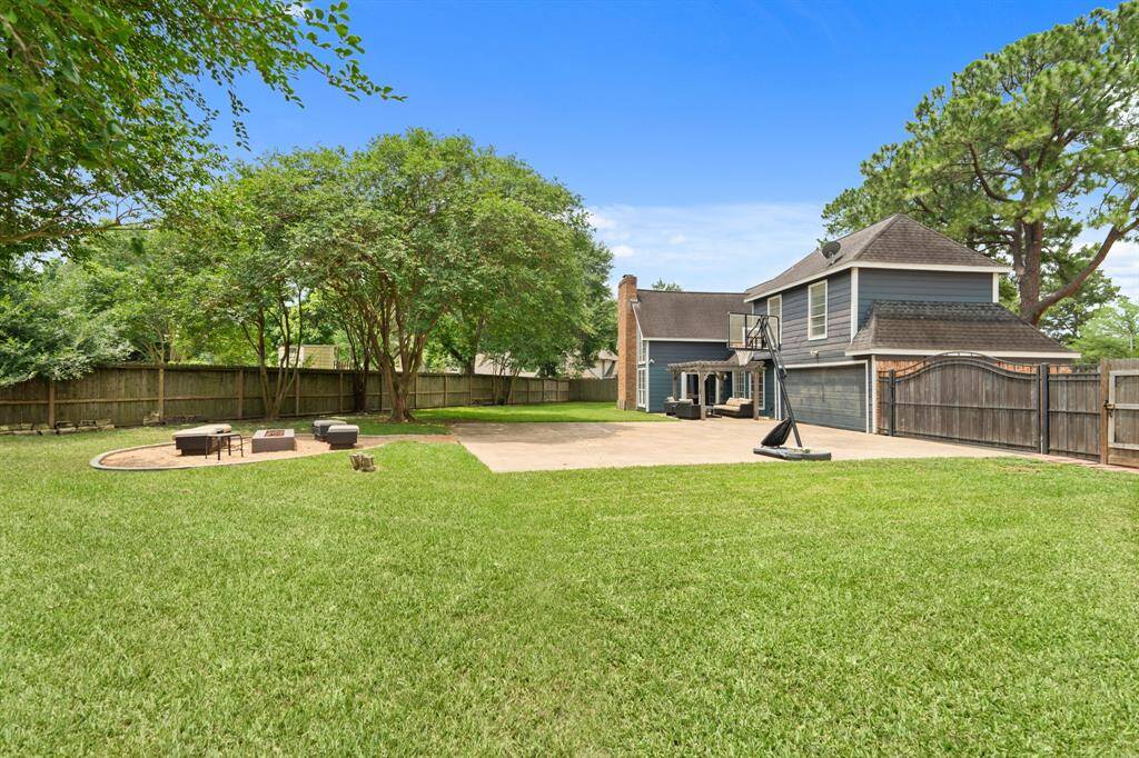 Imagine the space you can create in the oversized backyard!