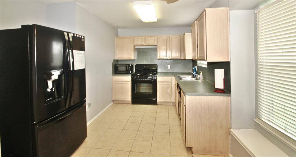 A view of the kitchen