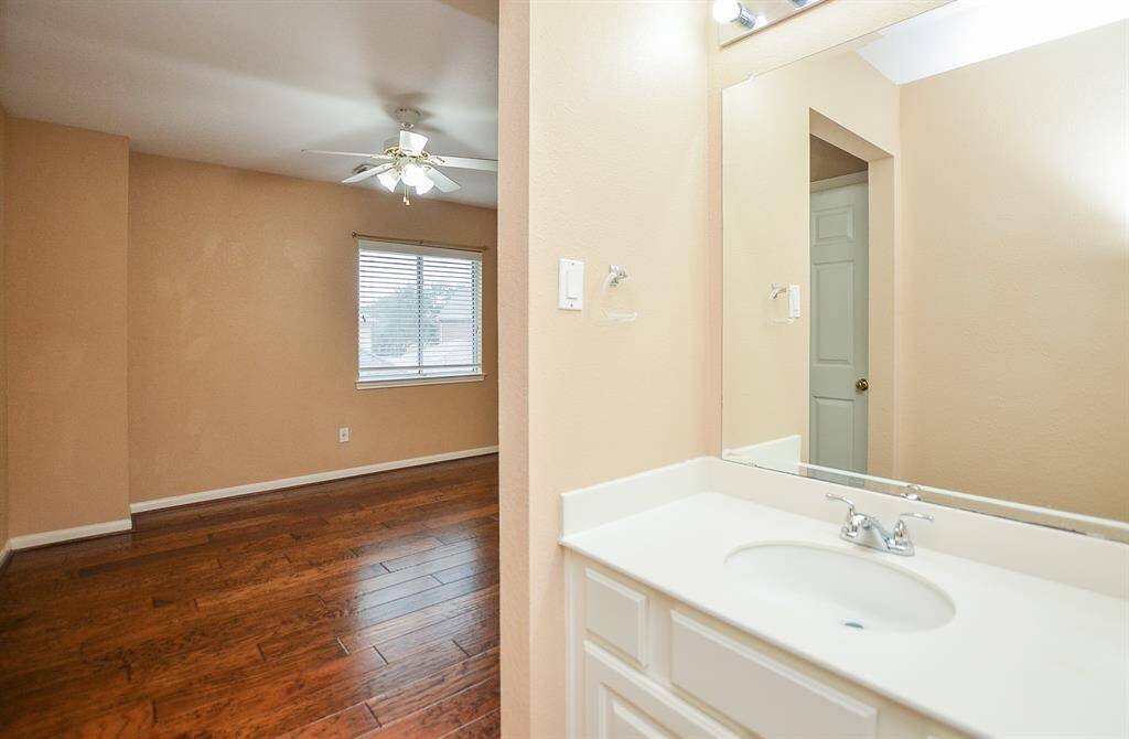 Comfort and convenience define this secondary ensuite bedroom/bath.