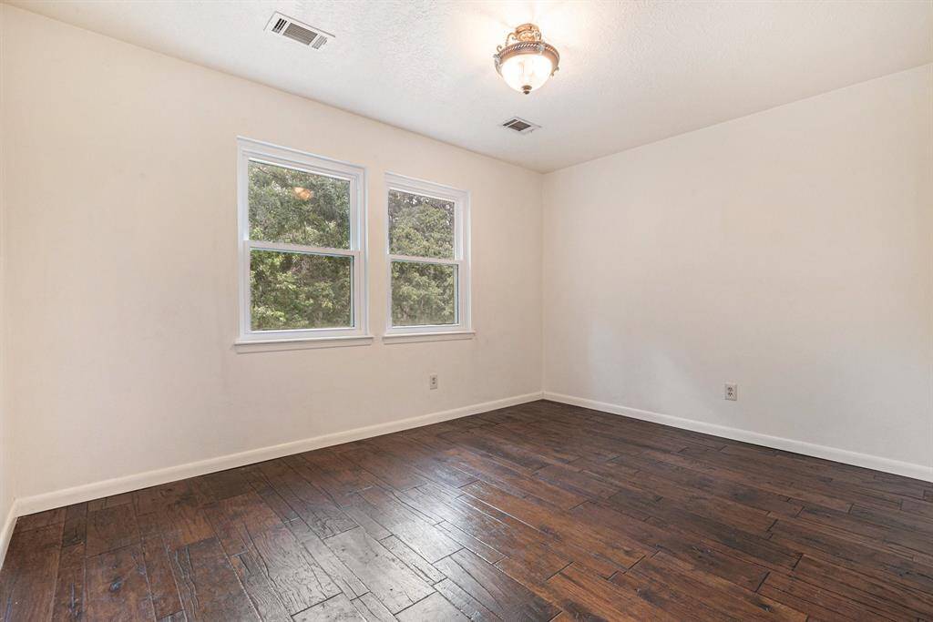 Secondary bedroom with great closet space.