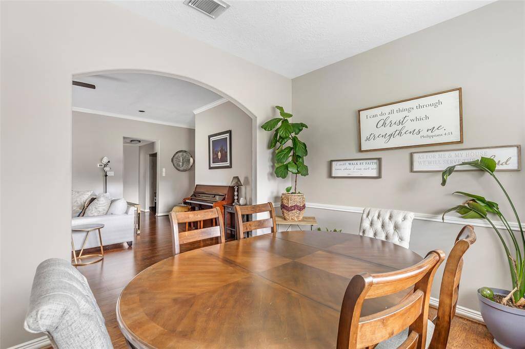 Dining room looking into Living room
