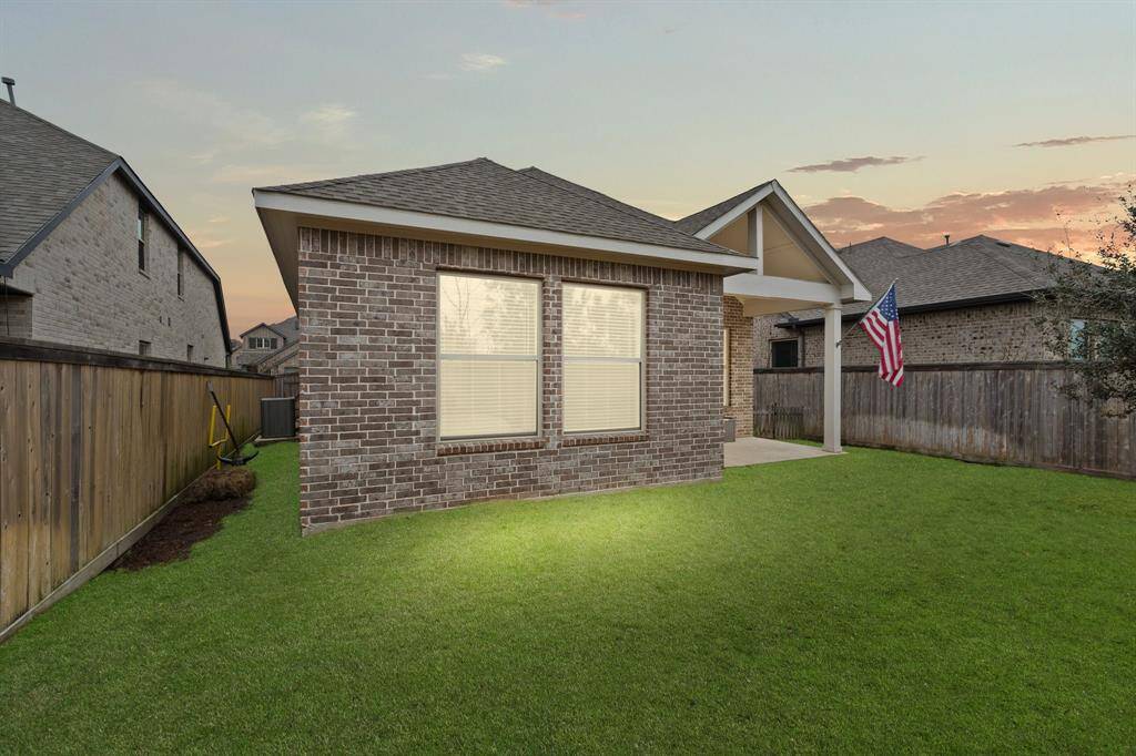 Twilight view of this home