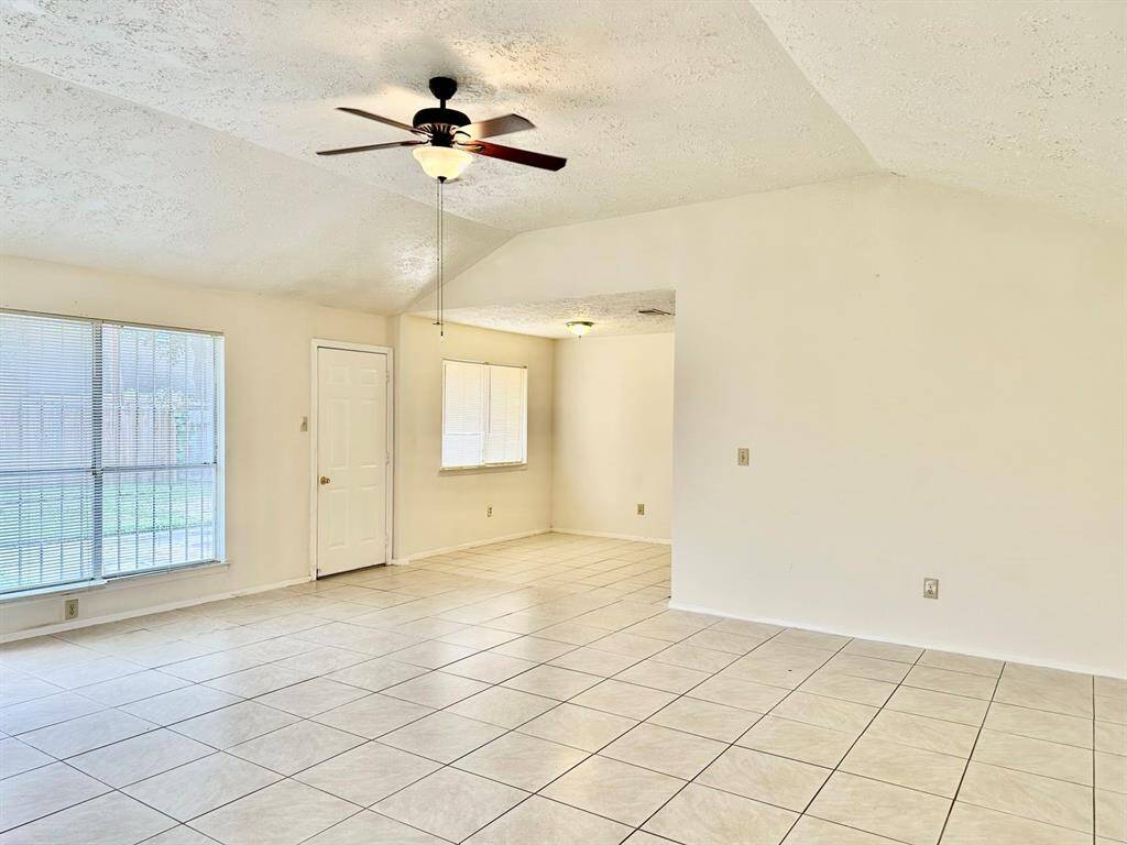 living room & dining area