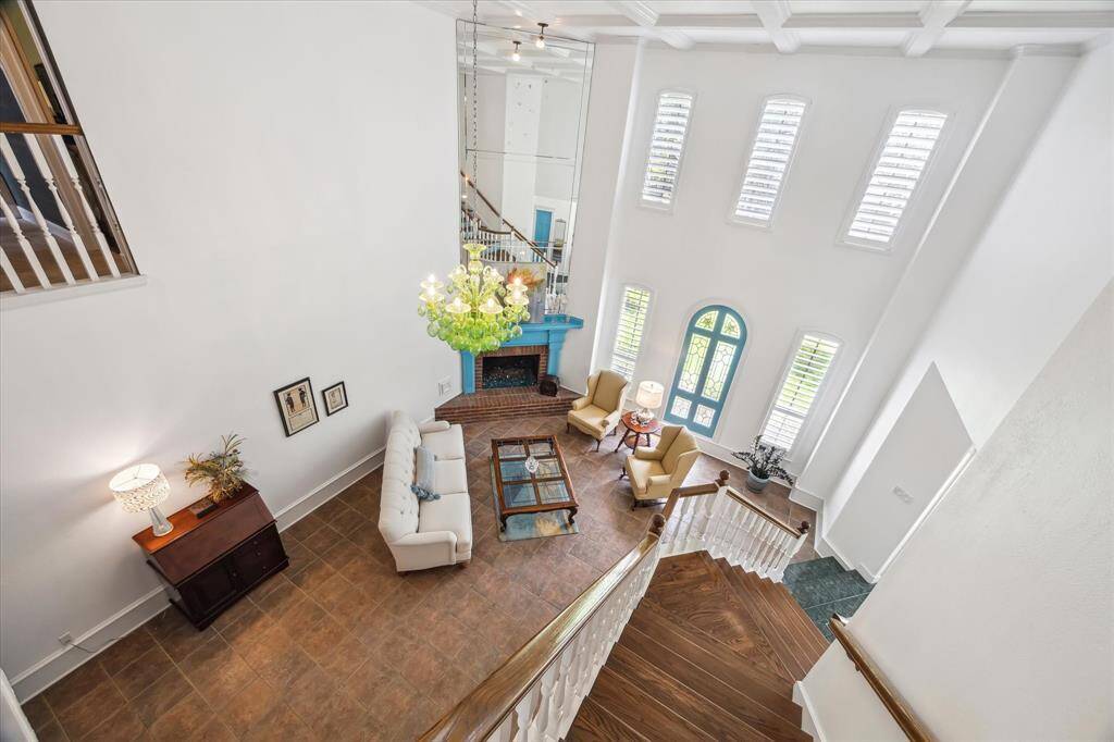 View from the upstairs.