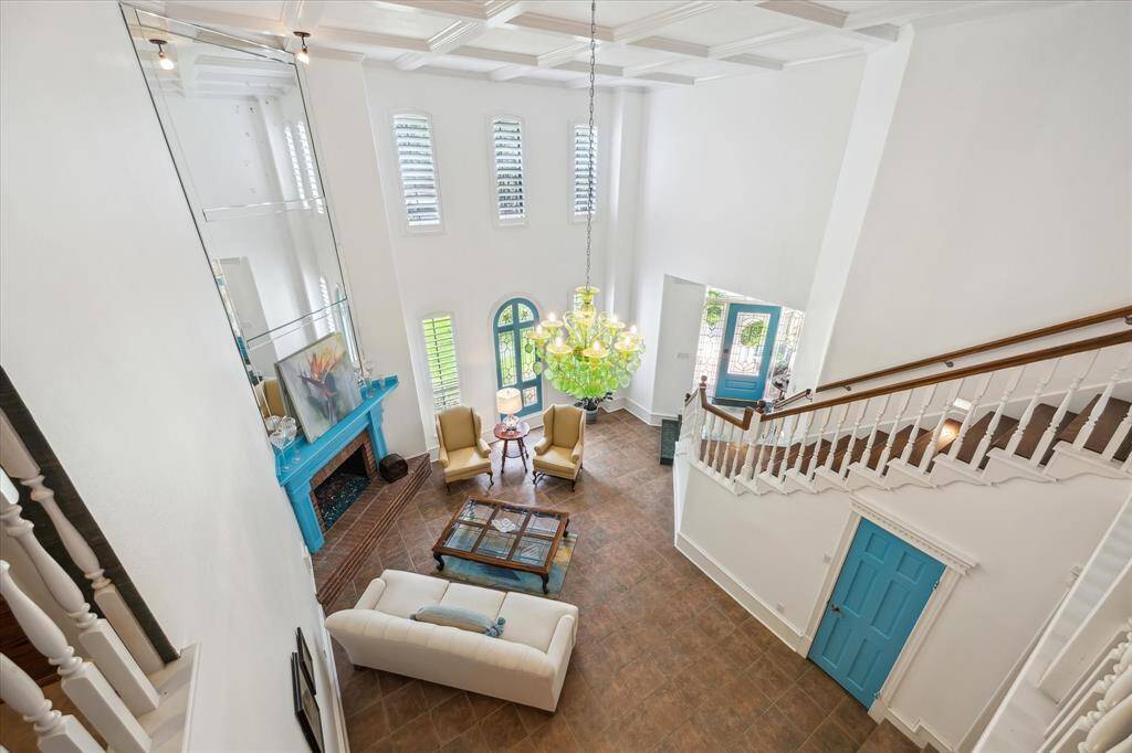 Another view from the upstairs to really showcase the space.