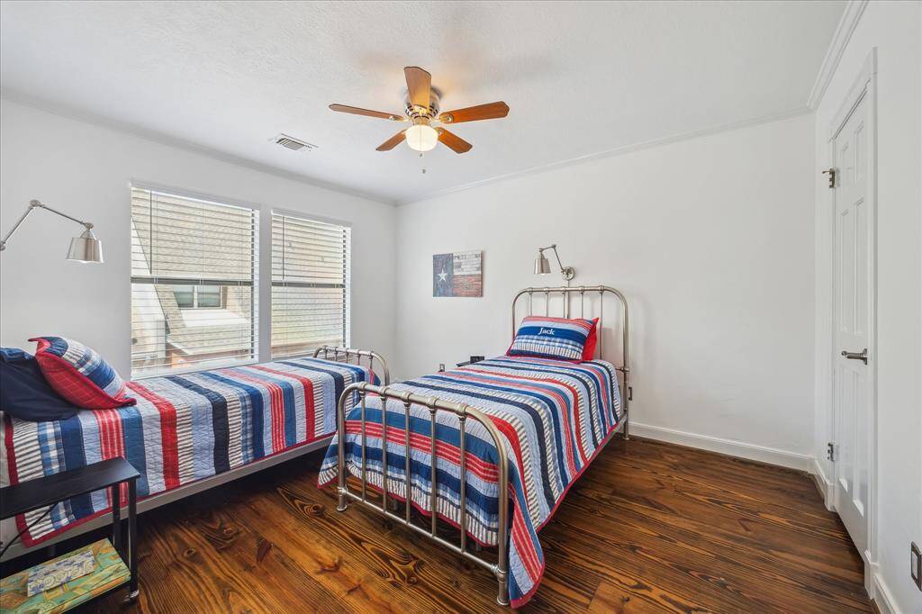 Another bedroom with a walk-in closet.