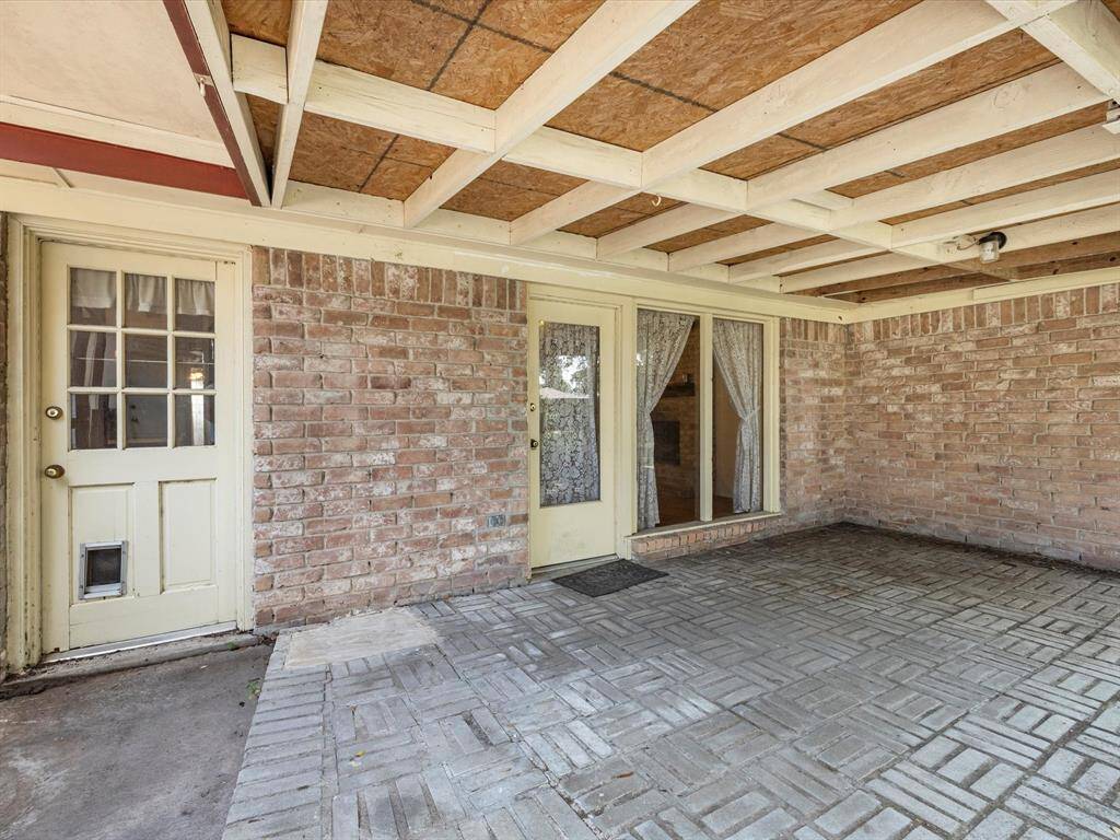 Patio for relaxing and entertaining.