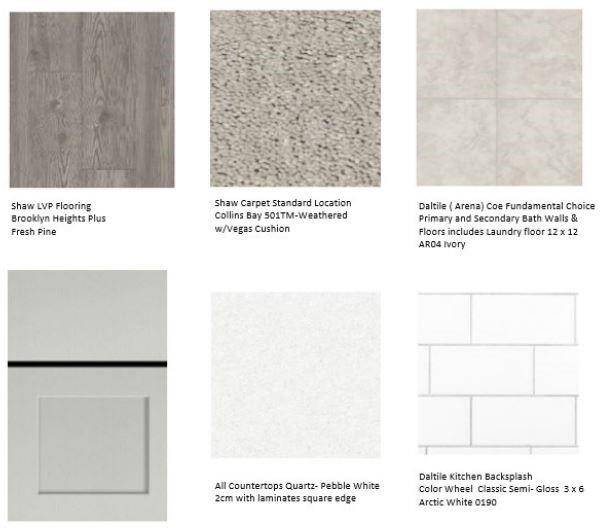 22110 Taldora Bend Trail design selections! This home is currently under construction and selections are subject to change.