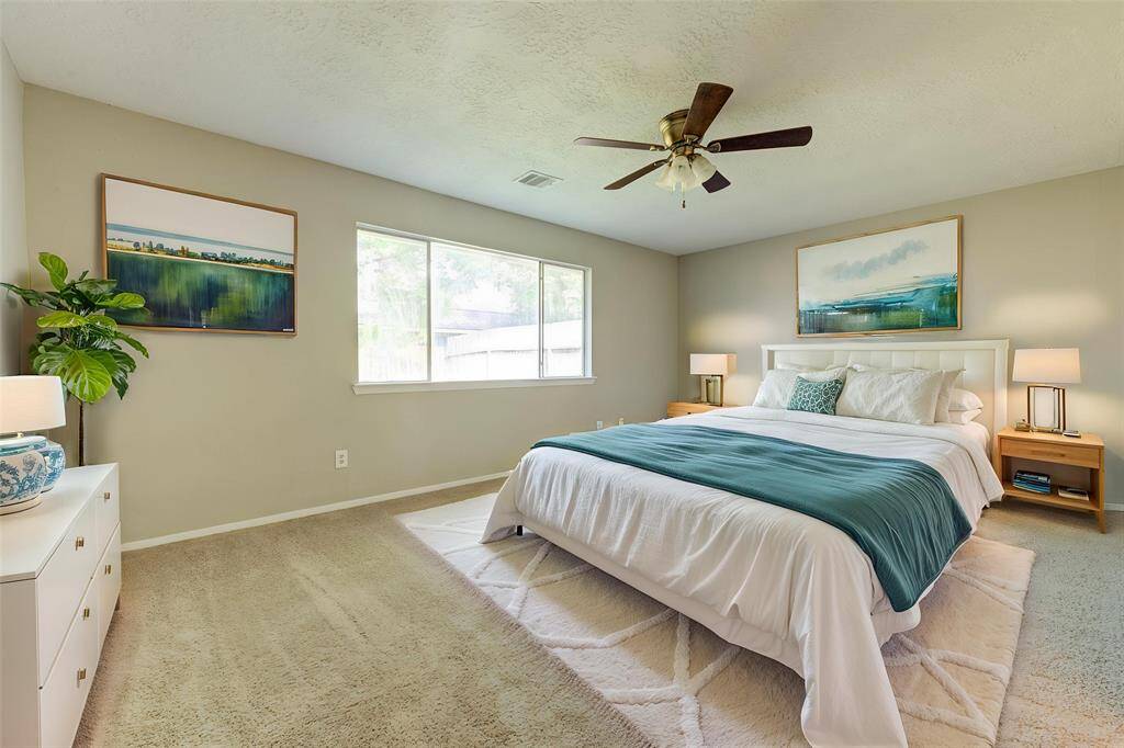 Virtual Staging of Primary Bedroom