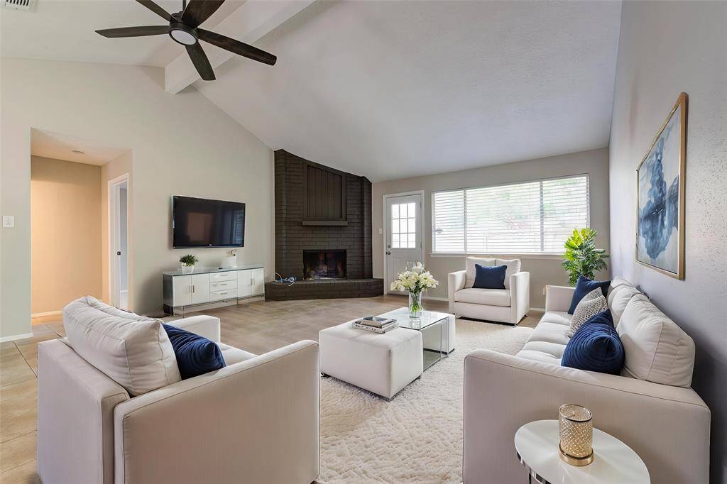 Virtual Staging of Living Room