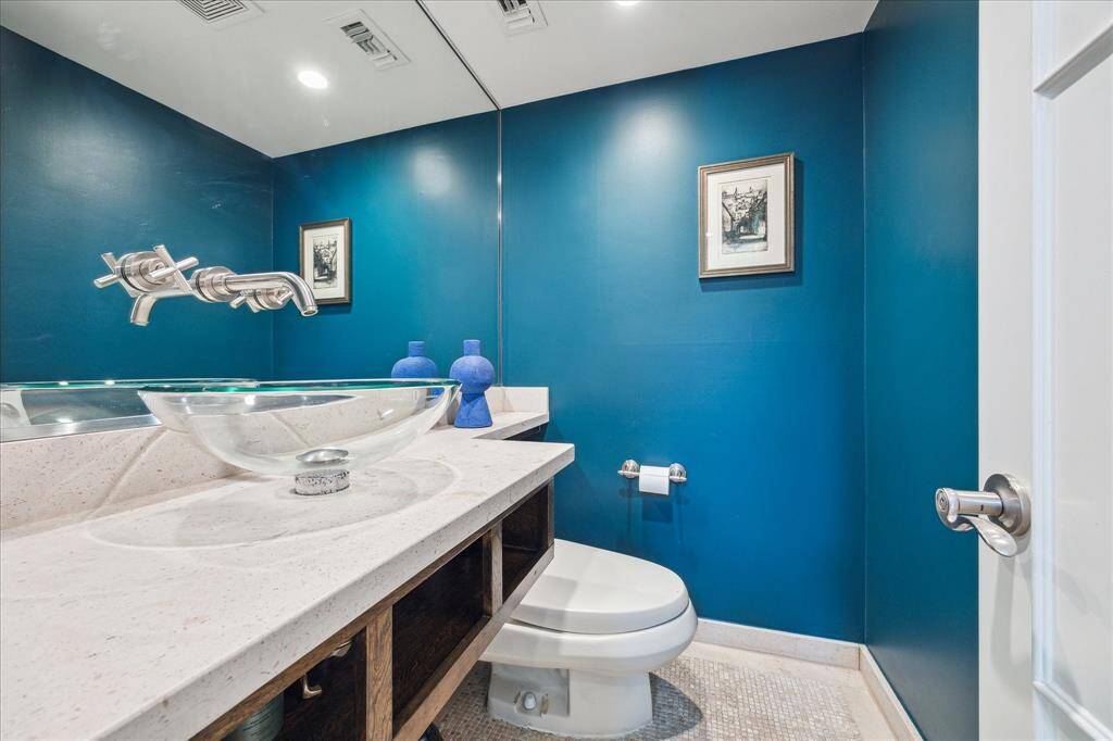 Guest half bath.