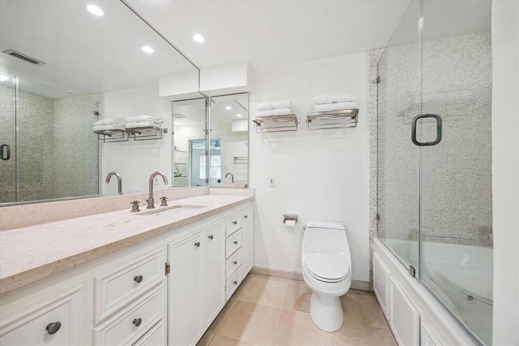 Primary bathroom.
