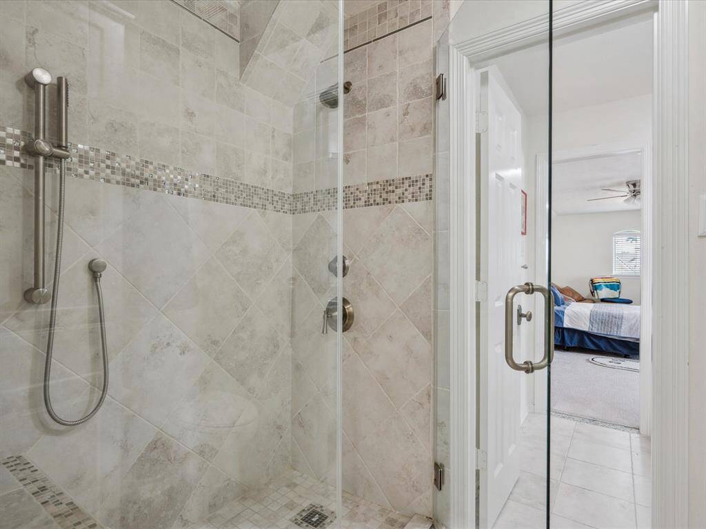 THE UPDATED WALK-IN SHOWER FOR THE HOLLYWOOD BATH.