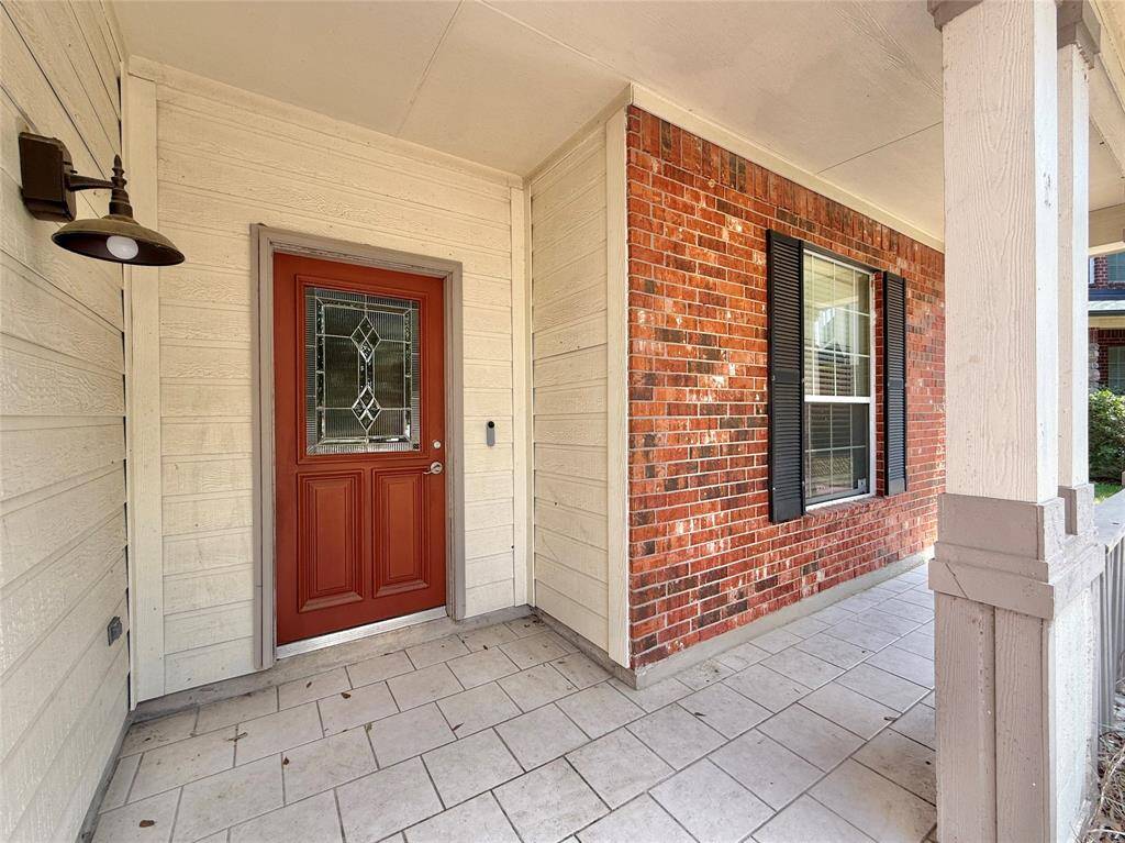 Covered front porch