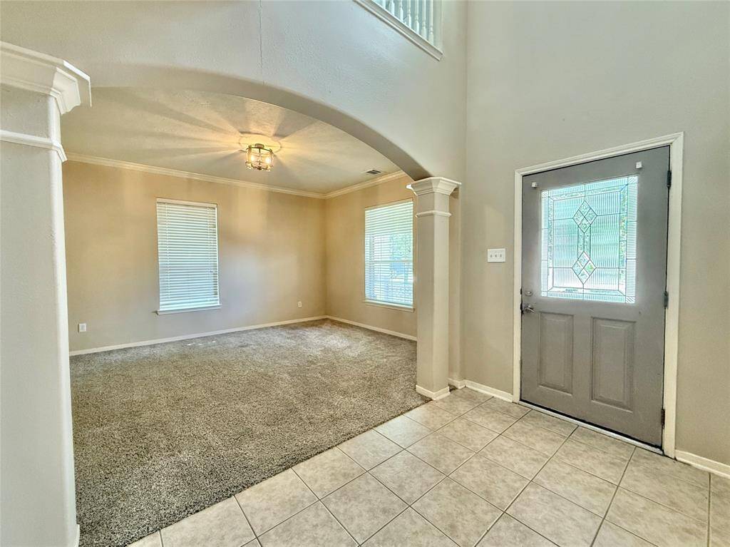 Large home office off the entryway