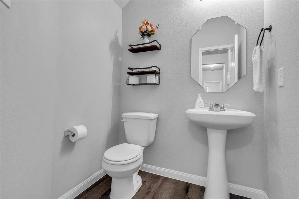 Half bath downstairs