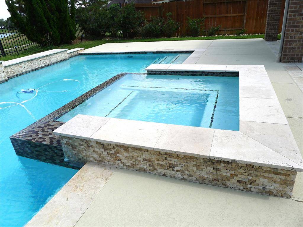 Pool and spa.
