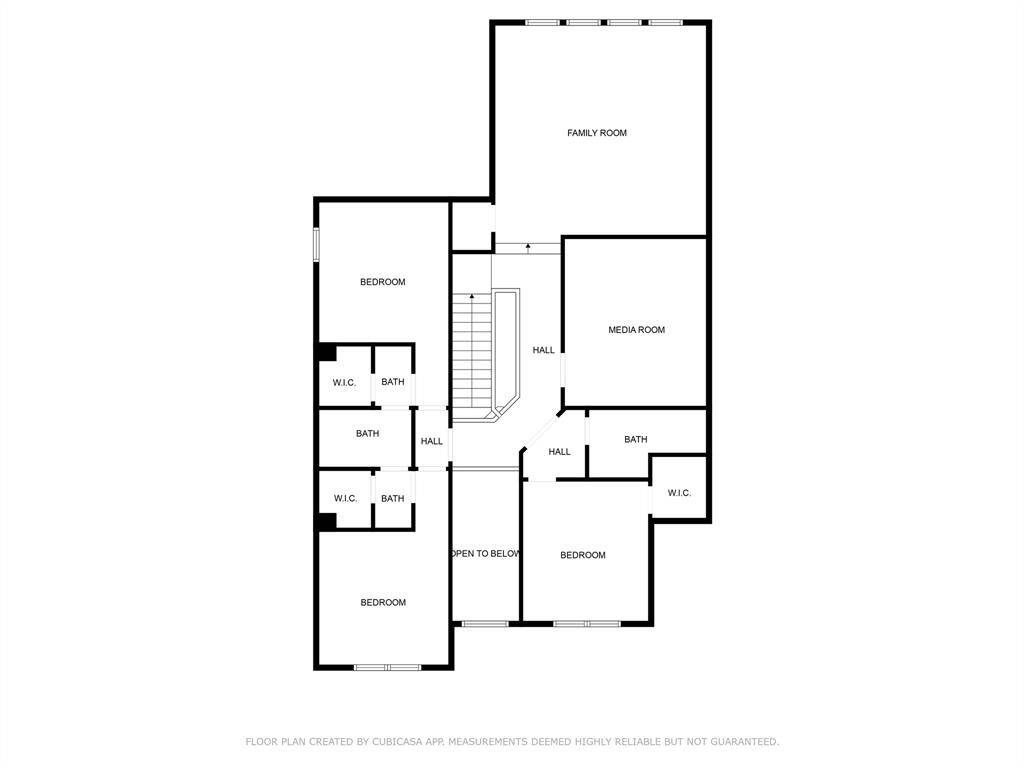 Your second floor plan.