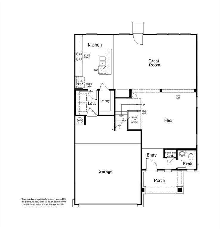This floor plan features 3 bedrooms, 2 full baths, and over 2,300 square feet of living space.