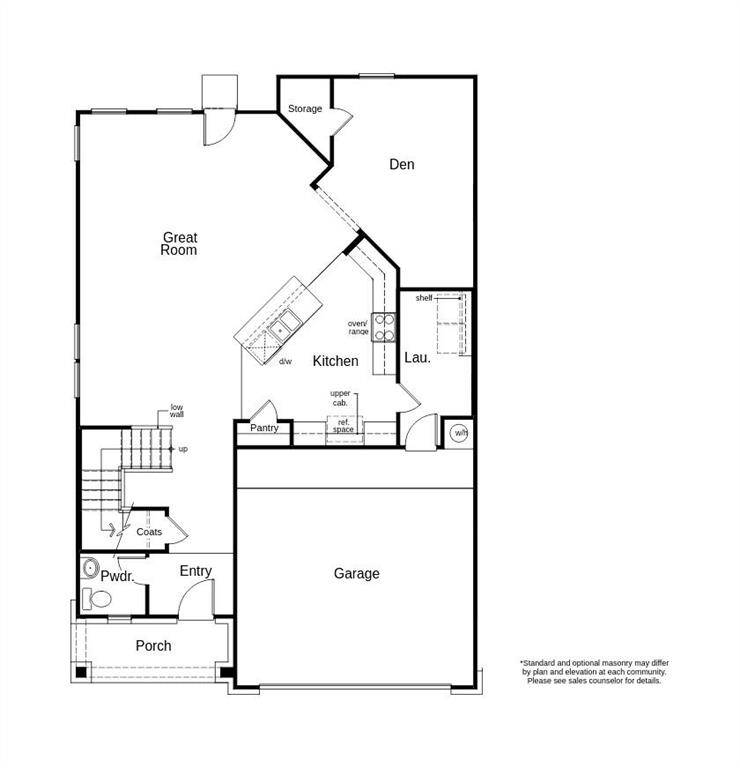 This floor plan features 3 bedrooms, 2 full baths, 1 half bath, and over 2,500 square feet of living space.