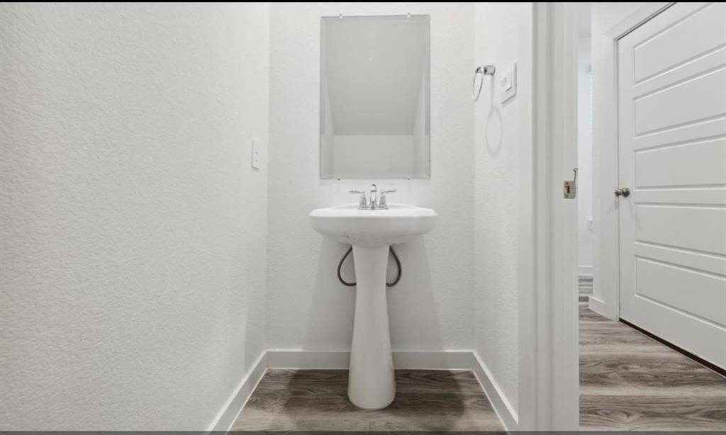 Half bath down stairs