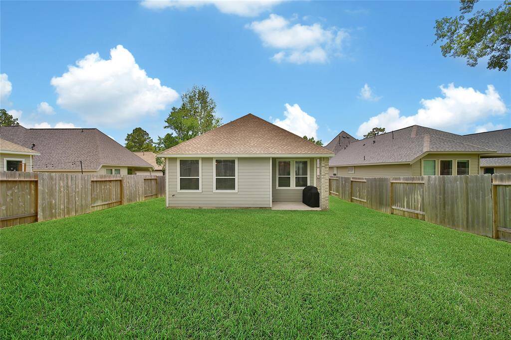 Plenty of room for pets or play.  There's even space for a future pool!