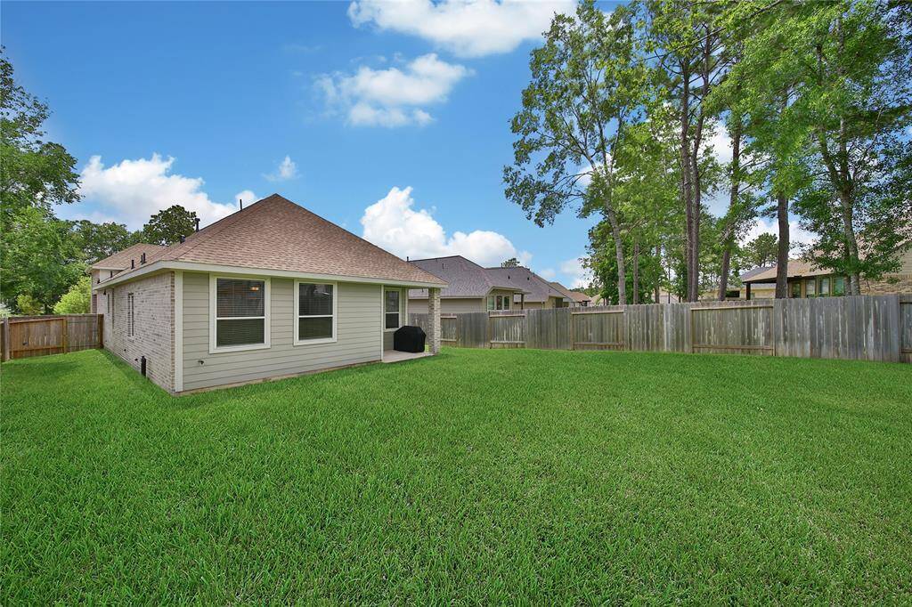 Gated access on both sides of the home.