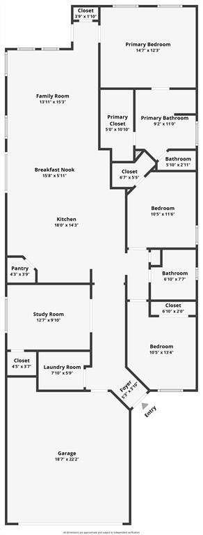 Floor plan rendering.
