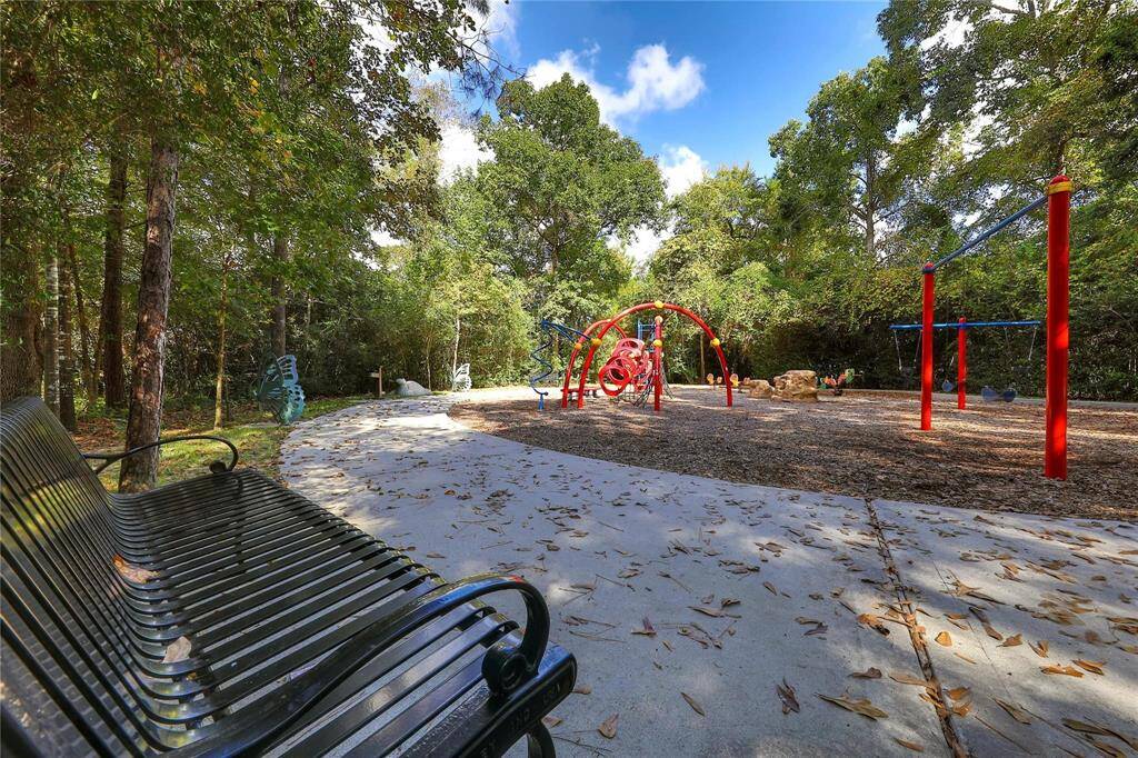 Many shaded parks like this one are located throughout the neighborhood so the kiddos will always have a fun place to play.